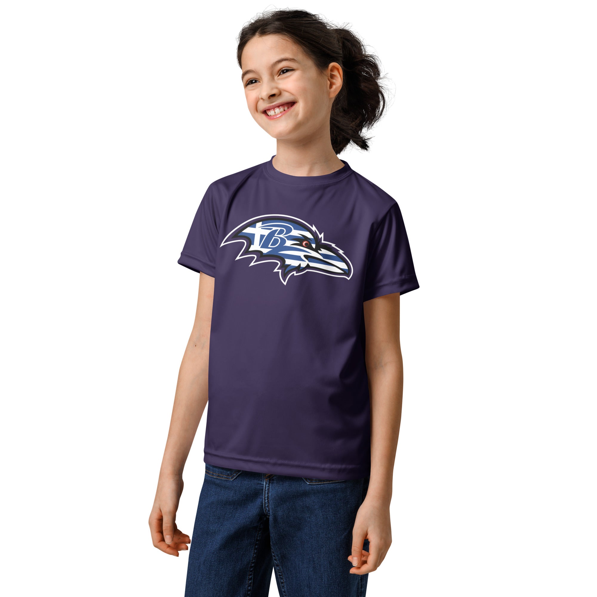 Greek Heritage Baltimore Ravens Kids Sports Jersey