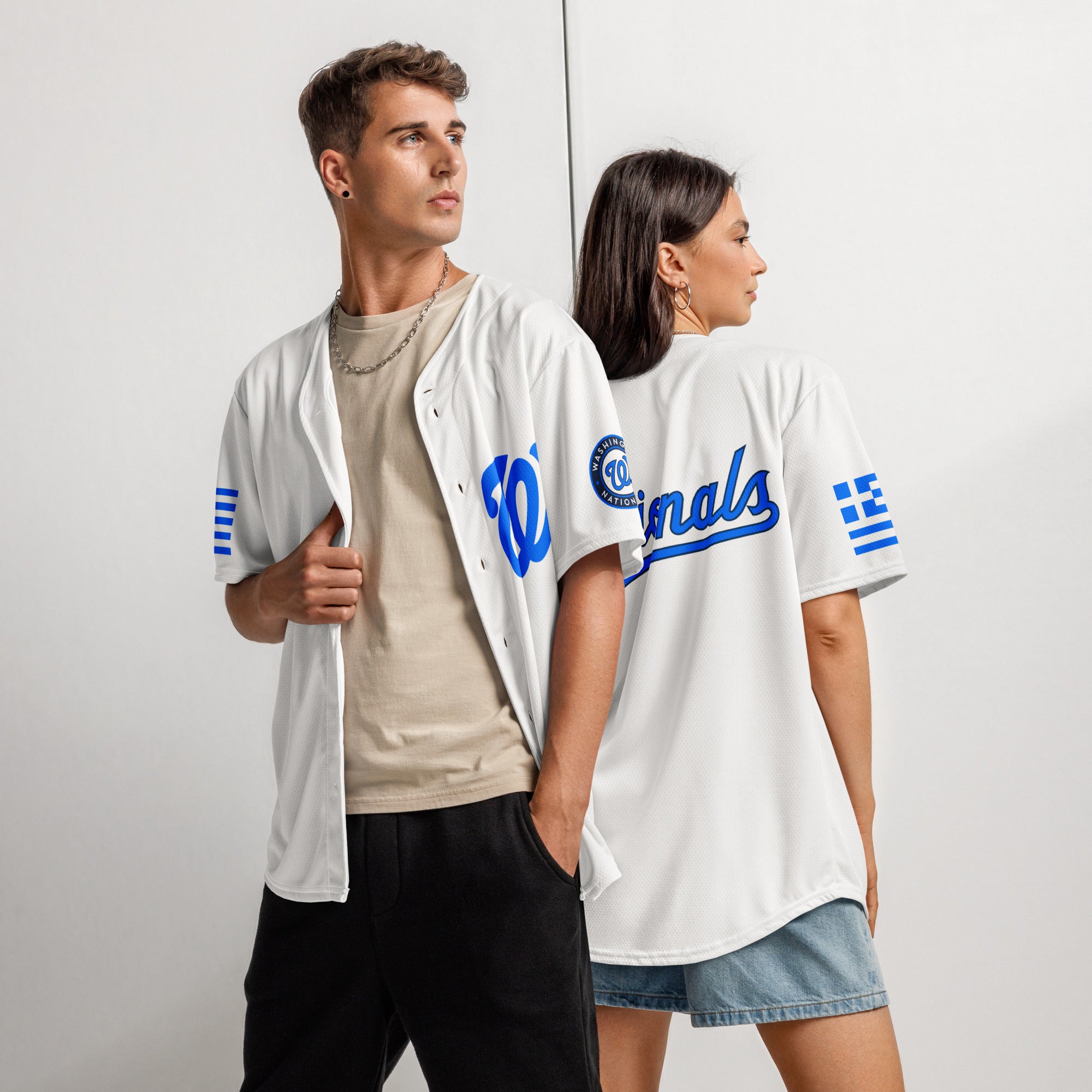 Greek Heritage Washington Nationals Baseball Jersey