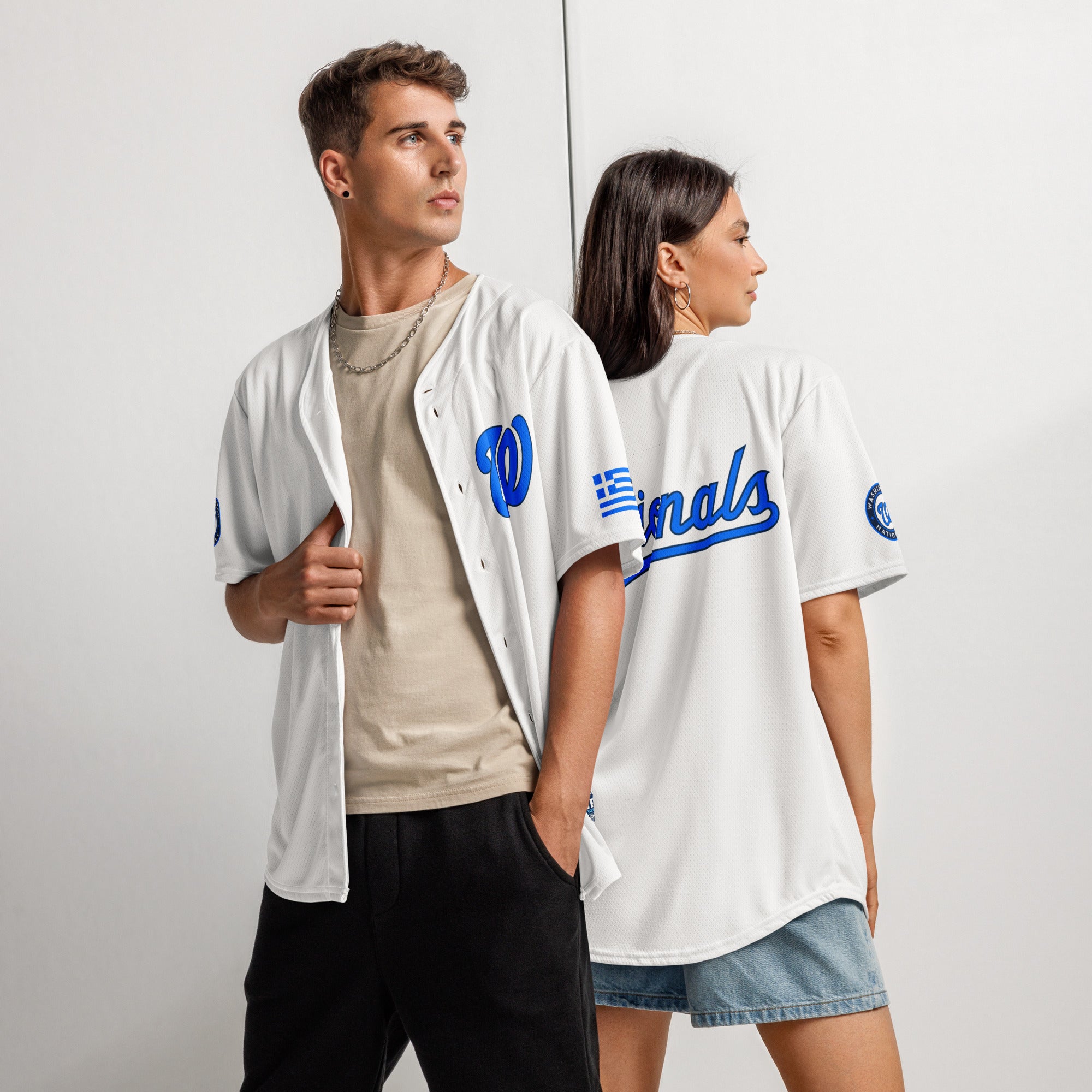 Greek Heritage Washington Nationals Baseball Jersey