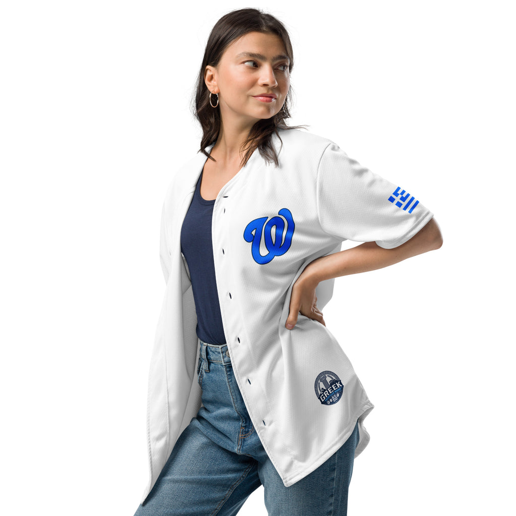 Greek Heritage Washington Nationals Baseball Jersey