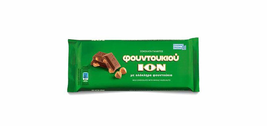 ION Hazelnut Milk Chocolate Bar