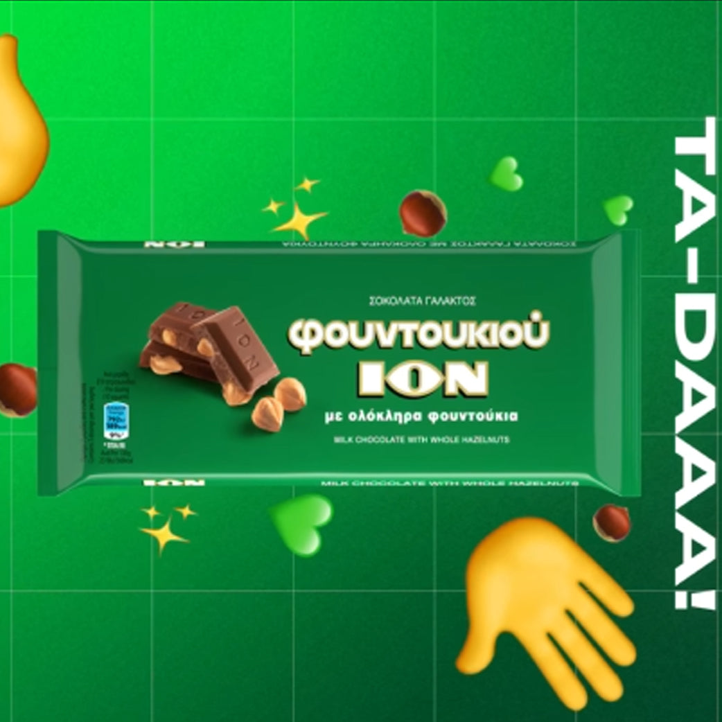ION Hazelnut Milk Chocolate Bar